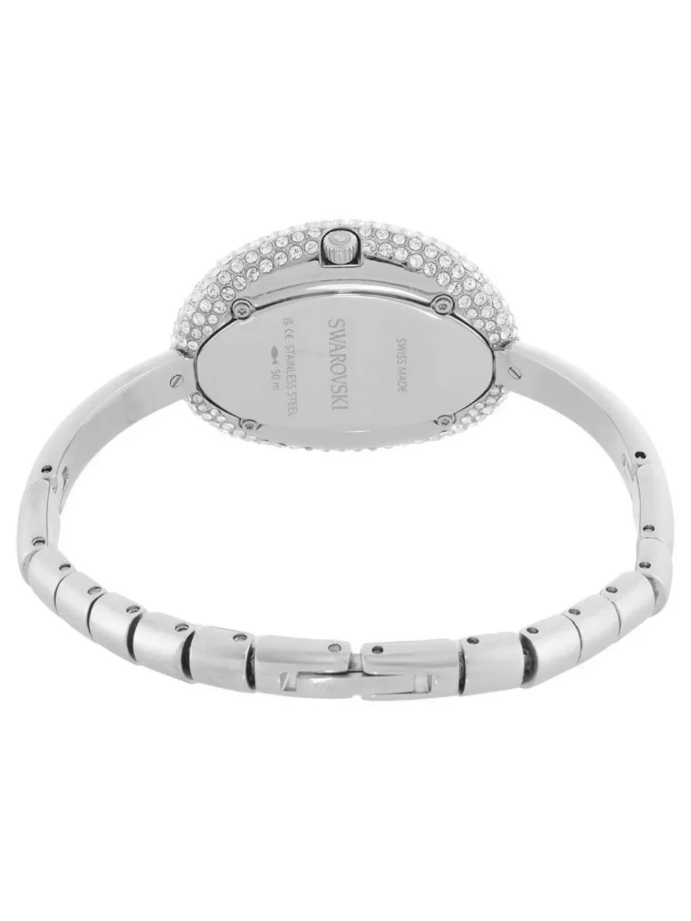 NWT Swarovski Imber Quartz Crystal Silver Dial Ladies Watch